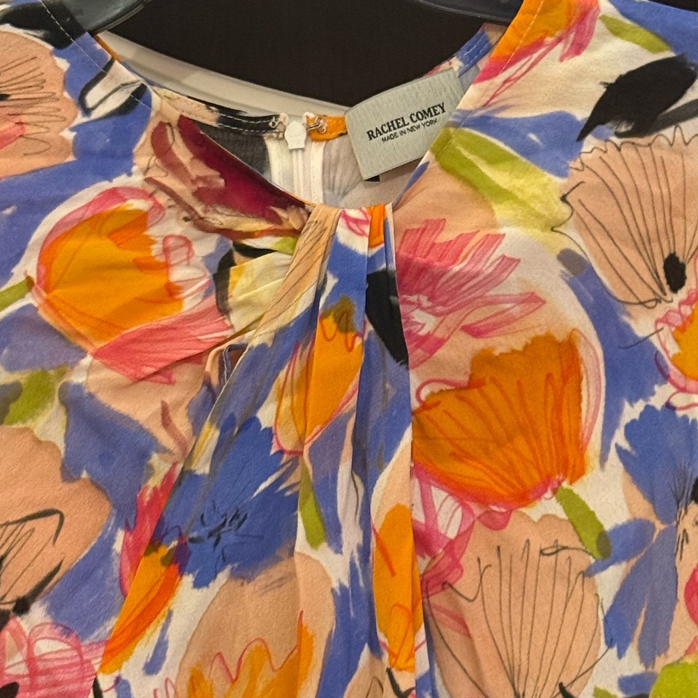 Rachel Comey sz 0 Soon floral top multi blouse - Picture 4 of 5